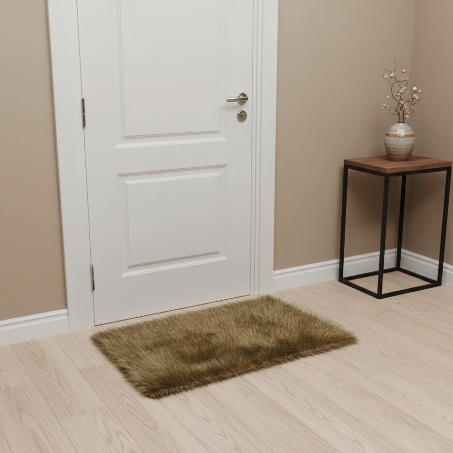 Animal Faux Fur Sofa Mat , Door mat, Luxury Fluffy Mat – 60×90 cm ( 2 Feet x 3 Feet )