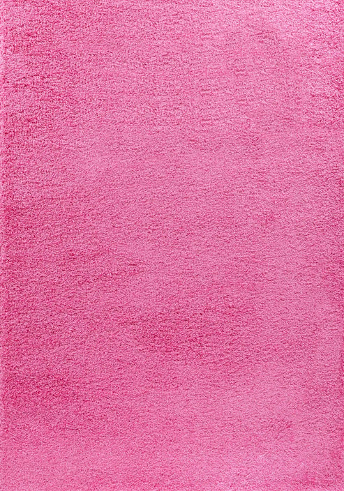 Luxury Pink Microfiber Shaggy Rug – Premium Quality Ultra-Soft Plush Carpet, Thick Cozy High-Pile Area Rug for Living Room and Nursery