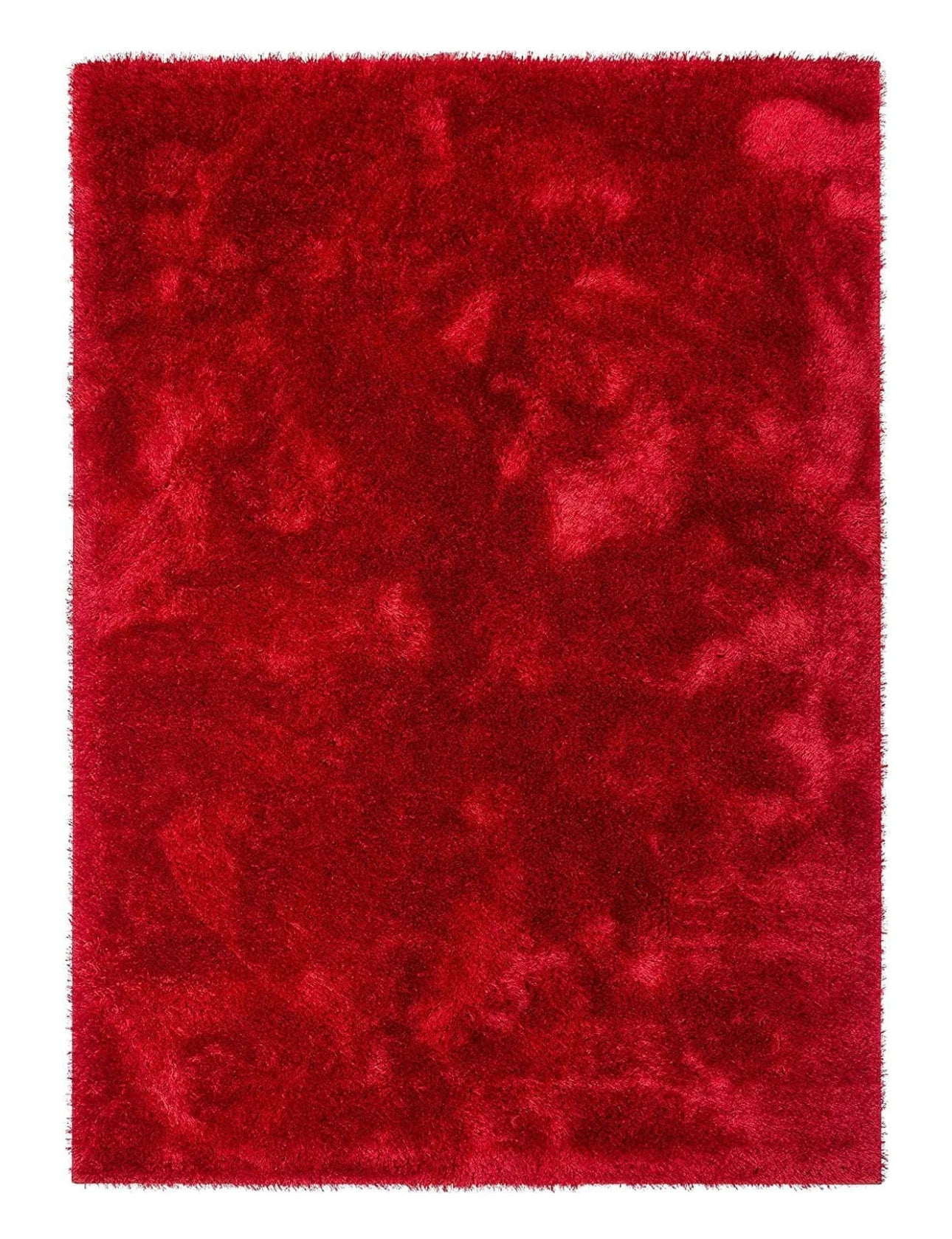 Premium Red Shaggy Carpet – Ultra Soft Microfiber Fluffy Floor Mat & Area Rug for Living Room & Bedroom