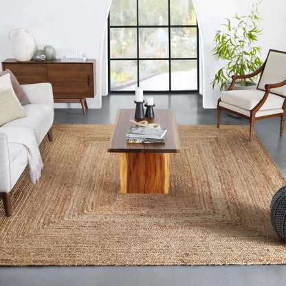 Natural Organic Jute Rug