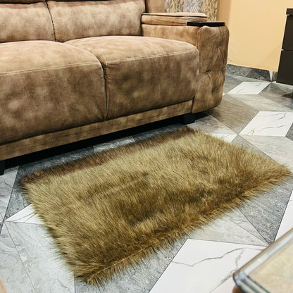 Animal Faux Fur Sofa Mat , Door mat, Luxury Fluffy Mat – 60×90 cm ( 2 Feet x 3 Feet )