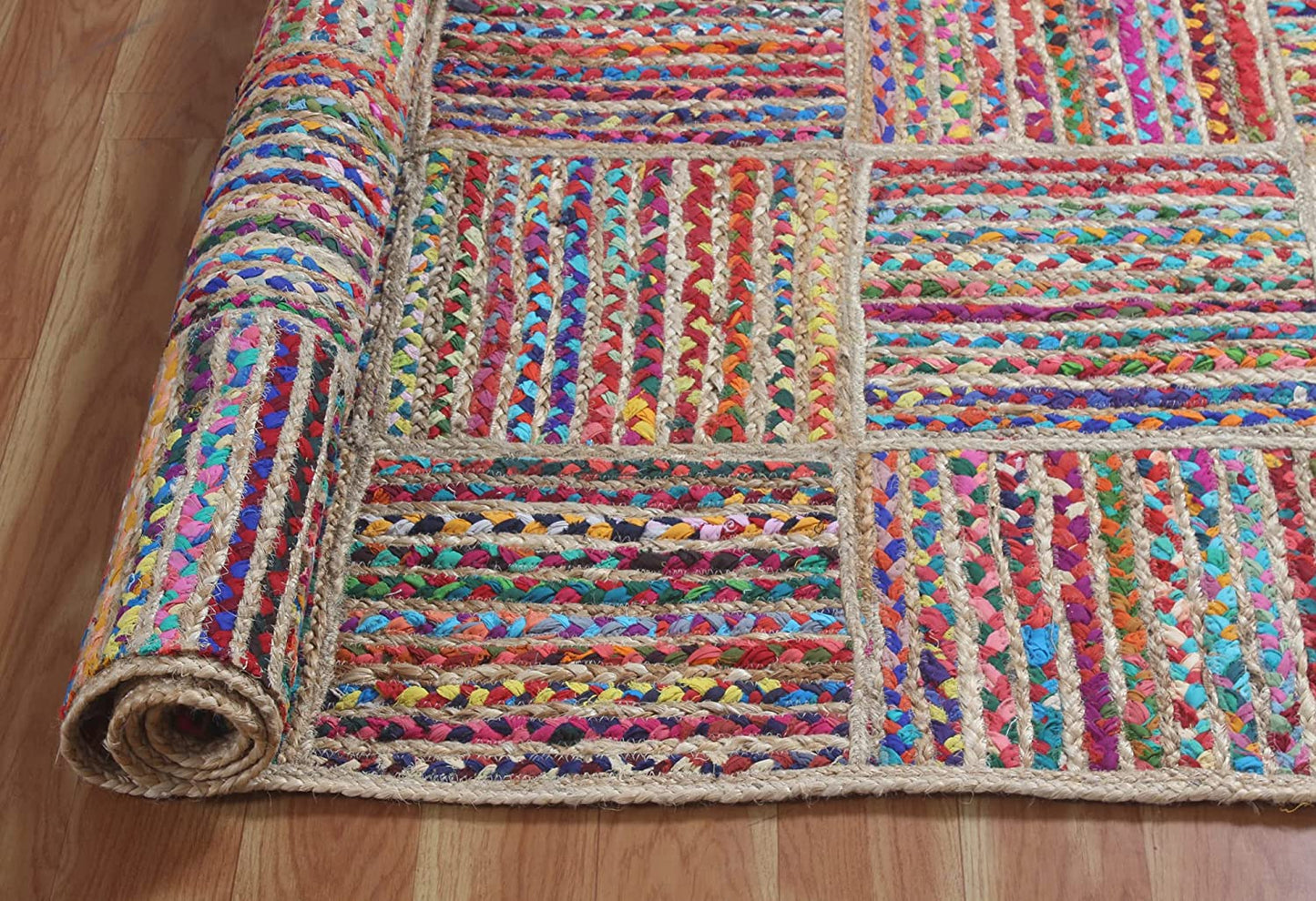 Cotton Box With Natural Jute