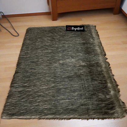 Animal Faux Fur Rug, Luxury Fluffy Rug