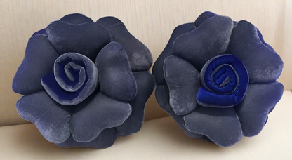 Beautiful 3D Colorful Gray Blue-Rose Flower