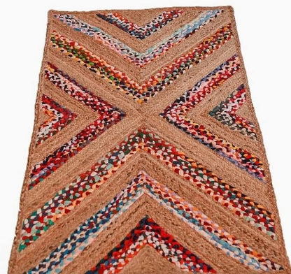 Multi Cotton Color With Natural Jute