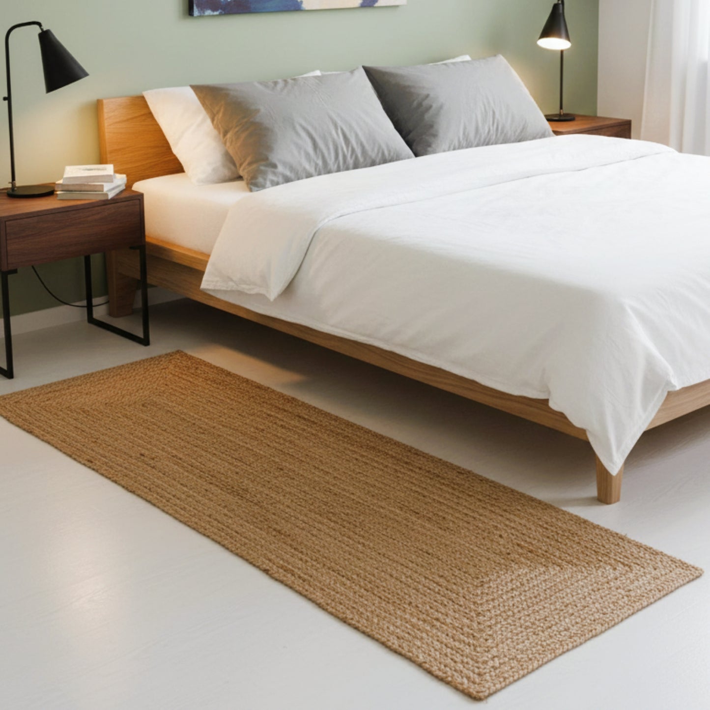 Natural Organic Jute Rug