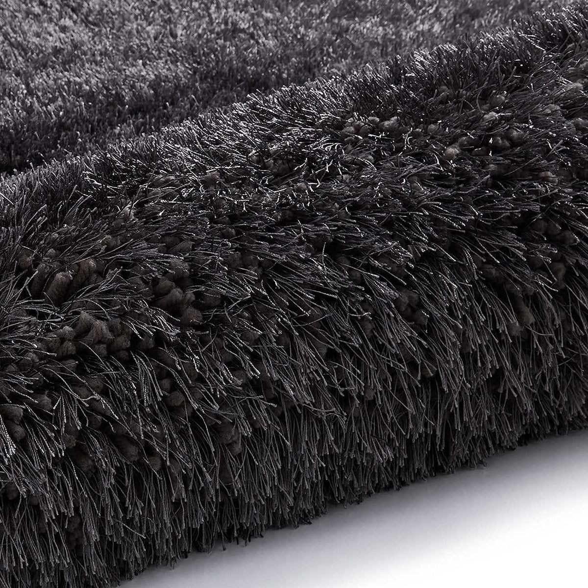Premium Soft Gray Shaggy Mat – High-Density Microfiber Modern Area Rug for Home & Office
