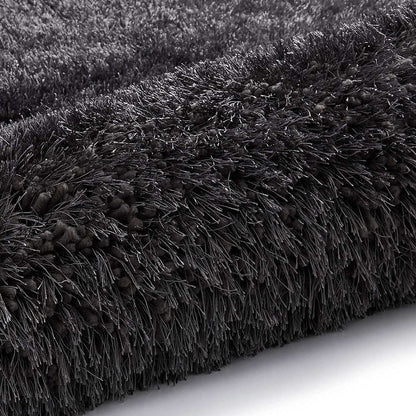 Premium Soft Gray Shaggy Mat – High-Density Microfiber Modern Area Rug for Home & Office