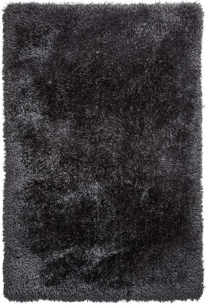 Premium Microfiber Shaggy Area Rug – Ultra-Soft, High-Pile Luxury Carpet for Living Room and Bedroom (Charcoal Grey)