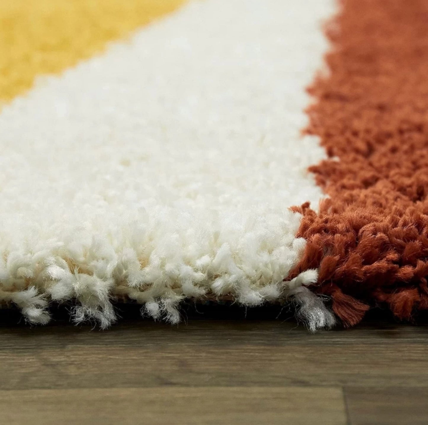 Premium Microfiber Soft Shaggy Area Rug – Boho Sunburst Pattern Colorful Plush Carpet for Living Room, Bedroom & Nursery Decor