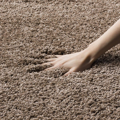 Premium Microfiber Soft Shaggy Carpet for Living Room & Bedroom | Ultra Soft Beige Fluffy Area Rug | Non-Slip Plush Floor Mat