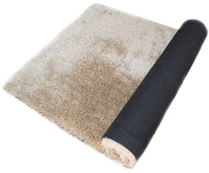 Premium Beige Microfiber Shaggy Carpet – Super Soft Fluffy Area Rug for Living Room & Bedroom