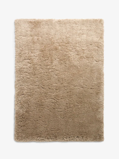Ultra Soft Beige Shaggy Area Rug – Premium Microfiber Plush Carpet Floor Mat for Living Room & Bedroom